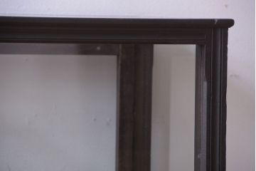 【K様ご成約済・ご決済用】和製アンティーク　とても背の低い古い木のショーケース(ガラスケース)