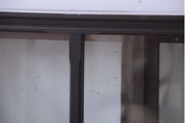 【K様ご成約済・ご決済用】和製アンティーク　とても背の低い古い木のショーケース(ガラスケース)