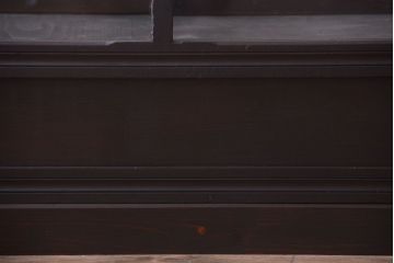 【K様ご成約済・ご決済用】和製アンティーク　とても背の低い古い木のショーケース(ガラスケース)