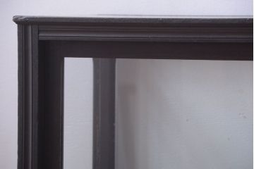 【K様ご成約済・ご決済用】和製アンティーク　とても背の低い古い木のショーケース(ガラスケース)