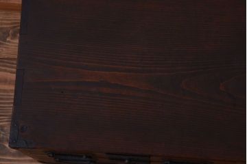 アンティーク家具　古民具・骨董　シンプルで小さなアンティーク帳場箪笥