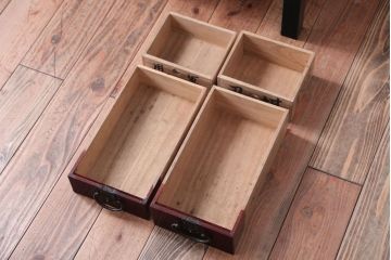 アンティーク家具　古民具・骨董　江戸〜明治期　かくし付き!鉄脚時代箪笥ローボード