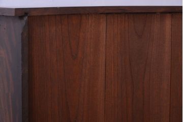 アンティーク家具　古民具・骨董　総欅材の和製アンティークライティングビューロー