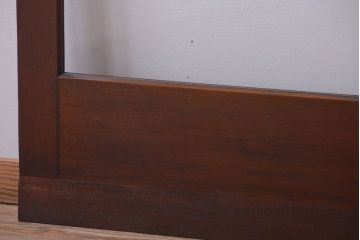 和製アンティーク　大きなガラス面の古い木製ドア