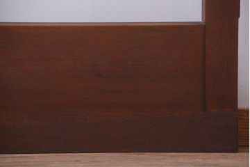 和製アンティーク　大きなガラス面の古い木製ドア