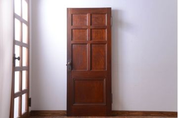 アンティーク　古い木のシンプルで上質なドア(1)