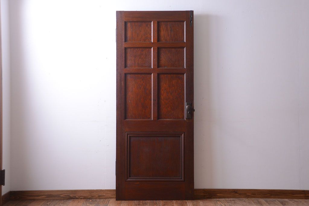 アンティーク　古い木のシンプルで上質なドア(1)