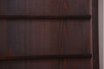 古民具・骨董　ダイヤガラス入り!アンティーク舞良戸(引き戸)(1)