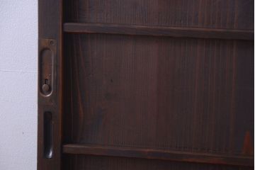 古民具・骨董　ダイヤガラス入り!アンティーク舞良戸(引き戸)(1)