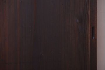 古民具・骨董　ダイヤガラス入り!アンティーク舞良戸(引き戸)(1)