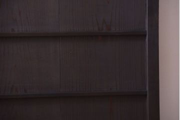 古民具・骨董　ダイヤガラス入り!アンティーク舞良戸(引き戸)(2)