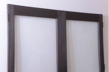 アンティーク　両開き　上質で重厚な大きなドア1対(2枚セット)