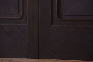 アンティーク　両開き　上質で重厚な大きなドア1対(2枚セット)