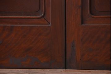 アンティーク　両開き　上質で重厚な大きなドア1対(2枚セット)