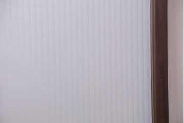 アンティーク　小さな銀モールガラス引き戸1枚(建具、窓)