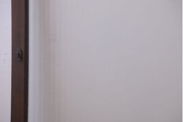 アンティーク　小さな銀モールガラス引き戸1枚(建具、窓)