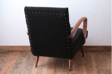 アンティーク家具　アンティーク　シックな1人掛けアームソファ