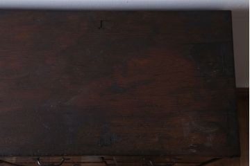 アンティーク家具　アンティーク　　三方ナラ材の12杯小引き出し