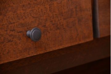 レトロ家具　昭和レトロ　かわいいパタパタ扉付き!アンティークマス目ロッカー(収納棚)(2)