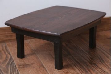 アンティーク家具　アンティーク　変わり型天板の小さなちゃぶ台