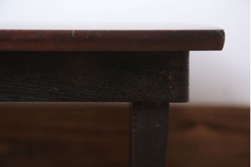 アンティーク家具　アンティーク　変わり型天板の小さなちゃぶ台