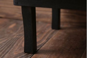アンティーク家具　アンティーク　変わり型天板の小さなちゃぶ台