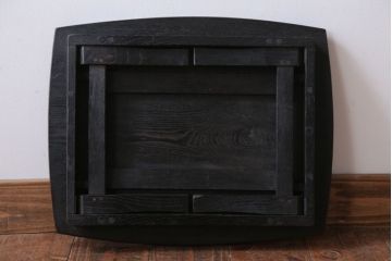 アンティーク家具　アンティーク　変わり型天板の小さなちゃぶ台