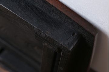 アンティーク家具　アンティーク　変わり型天板の小さなちゃぶ台