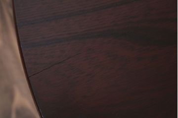 アンティーク家具　古民具・骨董　高級品!天板一枚板の総欅材製アンティーク丸ちゃぶ台
