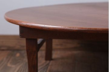 アンティーク家具　アンティーク　古い木のシンプルな丸ちゃぶ台