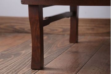 アンティーク家具　アンティーク　古い木のシンプルな丸ちゃぶ台