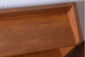 アンティーク家具　和製アンティーク　ナラ材製!しっかりした作りの本棚