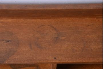 アンティーク家具　和製アンティーク　ナラ材製!しっかりした作りの本棚