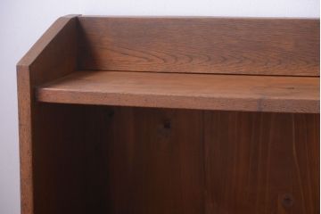 アンティーク家具　和製アンティーク　ナラ材製!しっかりした作りの本棚