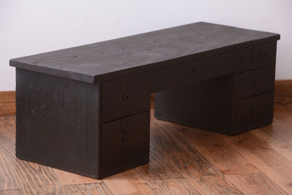 アンティーク家具　古民具・骨董　江戸〜明治期　古い木製の味わい深い経机