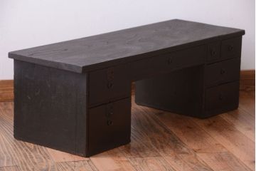 アンティーク家具　古民具・骨董　江戸〜明治期　古い木製の味わい深い経机