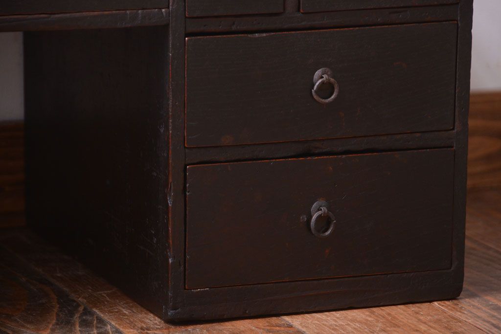 アンティーク家具　古民具・骨董　江戸〜明治期　古い木製の味わい深い経机