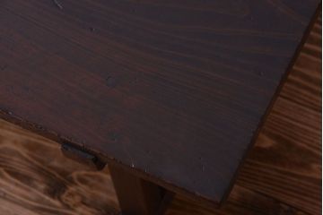 アンティーク家具　和製アンティーク　引き出し2杯付き!古い木製文机