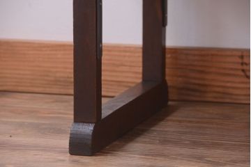アンティーク家具　和製アンティーク　引き出し2杯付き!古い木製文机
