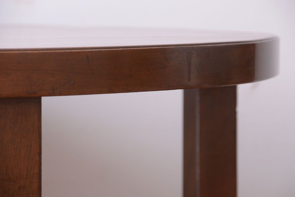 レトロ家具　和製アンティーク　レトロデザインのラウンドテーブル