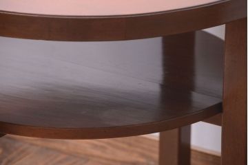 レトロ家具　和製アンティーク　レトロデザインのラウンドテーブル