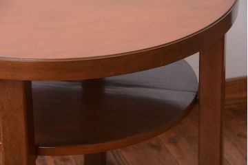 レトロ家具　和製アンティーク　レトロデザインのラウンドテーブル