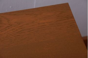 アンティーク家具　アンティーク　ネームプレート付き!天板ナラ材の両袖机(間仕切り・カウンターテーブル)