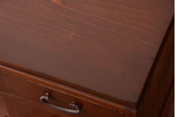 レトロ家具　昭和レトロ　古い木のアンティーク片袖文机