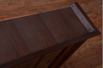 アンティーク家具　和製アンティーク　九尺物!4枚扉付き特大サイズの薄型木製戸棚