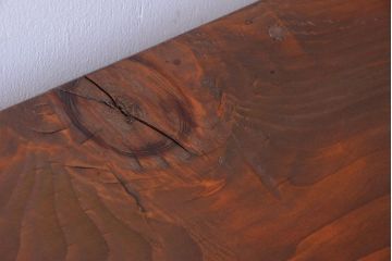 アンティーク家具　古民具・骨董　重厚な鉄脚付き!シンプルで上品な時代箪笥ローボード(ローチェスト)