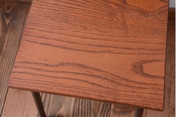 アンティーク家具　和製アンティーク　シンプルな小さい鉄脚チェア