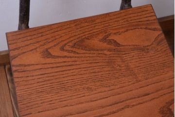 アンティーク家具　和製アンティーク　シンプルな小さい鉄脚チェア