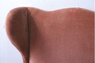 アンティーク家具　イギリスアンティーク　1人掛け用ウィングバックアームソファ(ウイングバック)