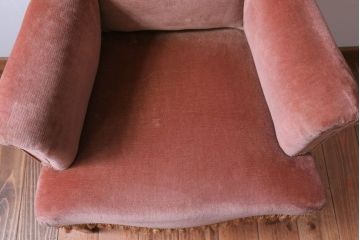 アンティーク家具　イギリスアンティーク　1人掛け用ウィングバックアームソファ(ウイングバック)